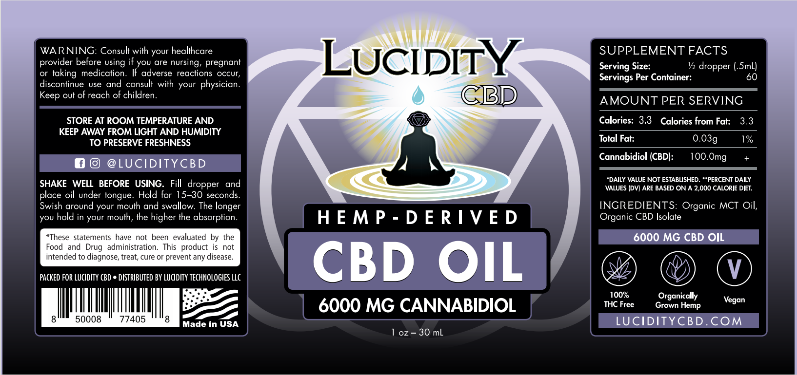 CBD Oil (6000 mg) - Image 3