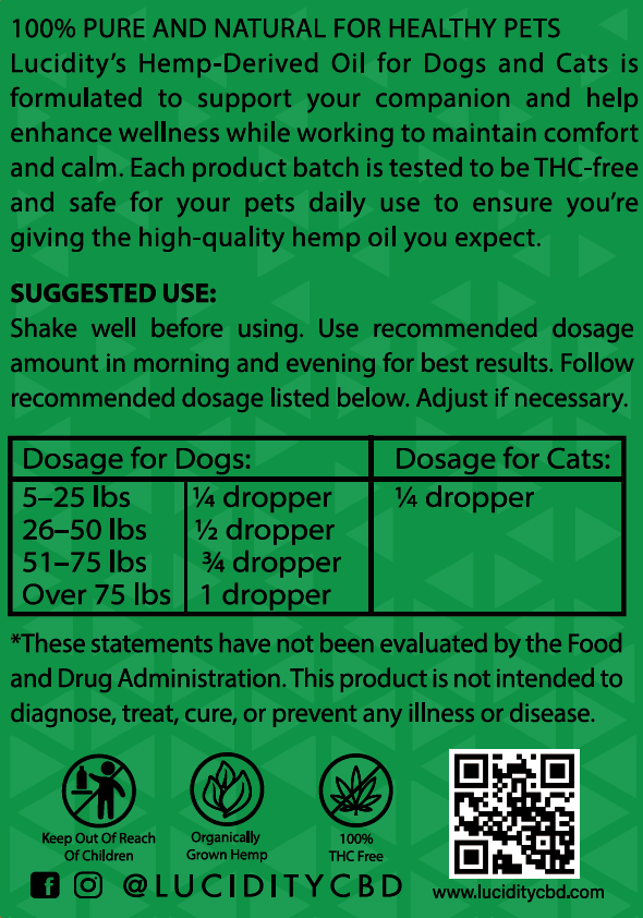 CBD Oil for Pets - Natural (1000mg) - Image 3